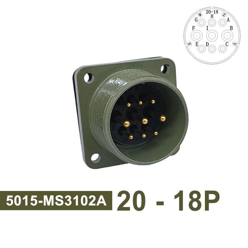 20-18 20-27 20-29 Military Specification Connector 5015 MIL STD MS3102A MS3106A MS3108A Plug&amp;Socket MIL-C Circular Connectors.