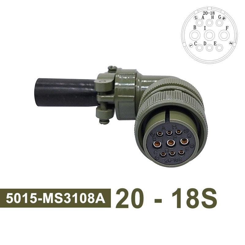 20-18 20-27 20-29 Military Specification Connector 5015 MIL STD MS3102A MS3106A MS3108A Plug&amp;Socket MIL-C Circular Connectors.
