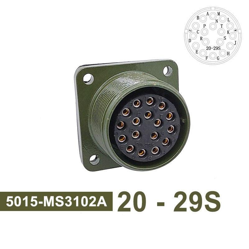 20-18 20-27 20-29 Military Specification Connector 5015 MIL STD MS3102A MS3106A MS3108A Plug&amp;Socket MIL-C Circular Connectors.