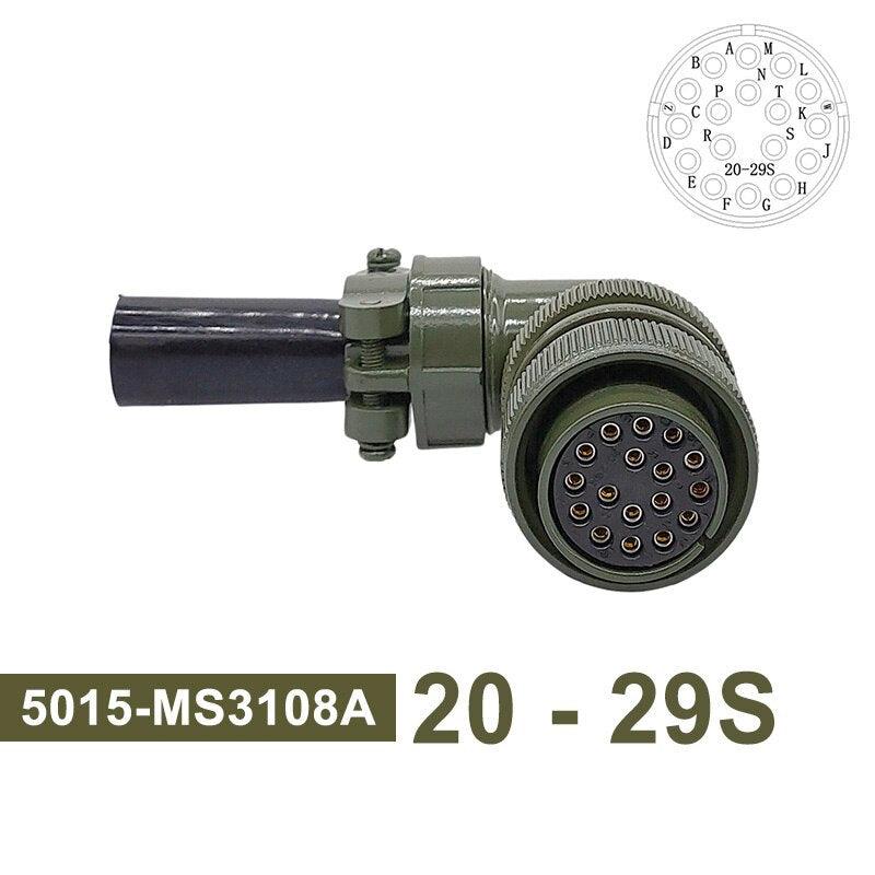 20-18 20-27 20-29 Military Specification Connector 5015 MIL STD MS3102A MS3106A MS3108A Plug&amp;Socket MIL-C Circular Connectors.