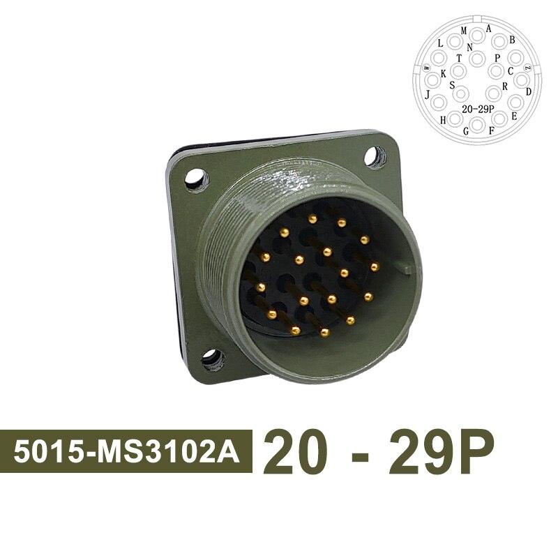 20-18 20-27 20-29 Military Specification Connector 5015 MIL STD MS3102A MS3106A MS3108A Plug&amp;Socket MIL-C Circular Connectors.