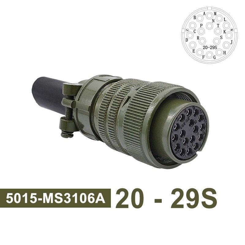 20-18 20-27 20-29 Military Specification Connector 5015 MIL STD MS3102A MS3106A MS3108A Plug&amp;Socket MIL-C Circular Connectors.