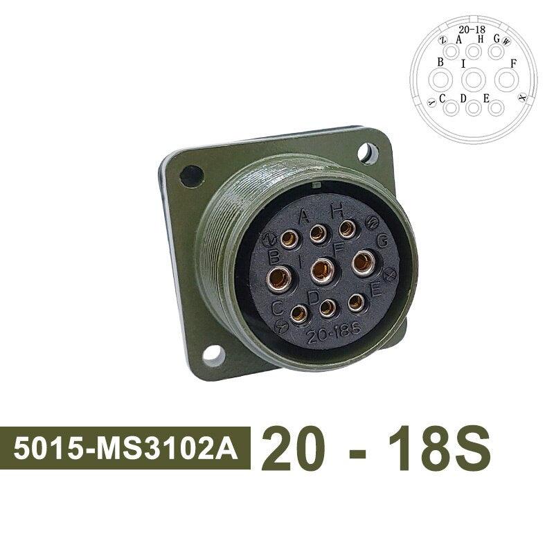 20-18 20-27 20-29 Military Specification Connector 5015 MIL STD MS3102A MS3106A MS3108A Plug&amp;Socket MIL-C Circular Connectors.