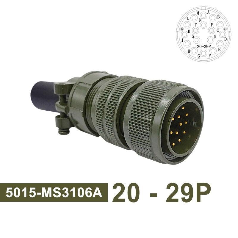 20-18 20-27 20-29 Military Specification Connector 5015 MIL STD MS3102A MS3106A MS3108A Plug&amp;Socket MIL-C Circular Connectors.