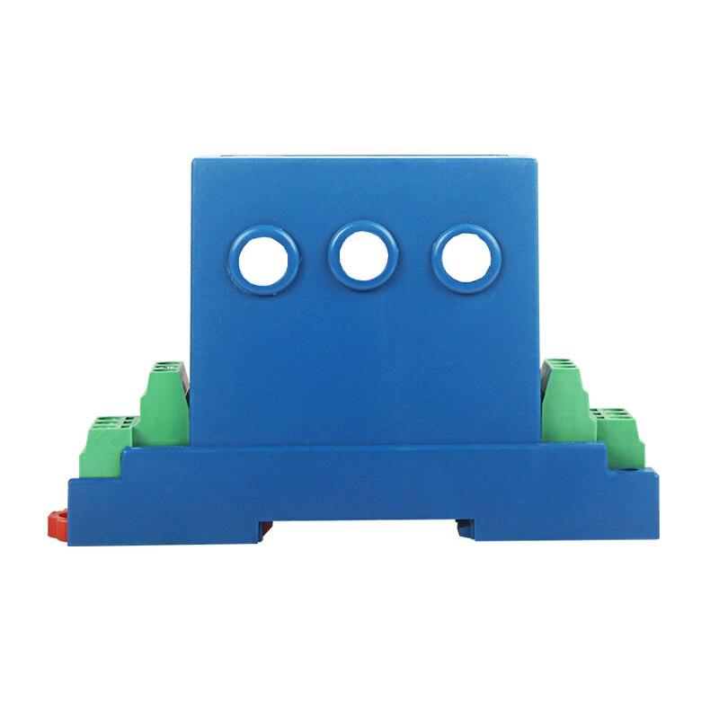 3 Phase Current Transmitter 4-20ma 0-5v 0-10v Analog output Perforated Three Phase Ampere Signal Transducer.