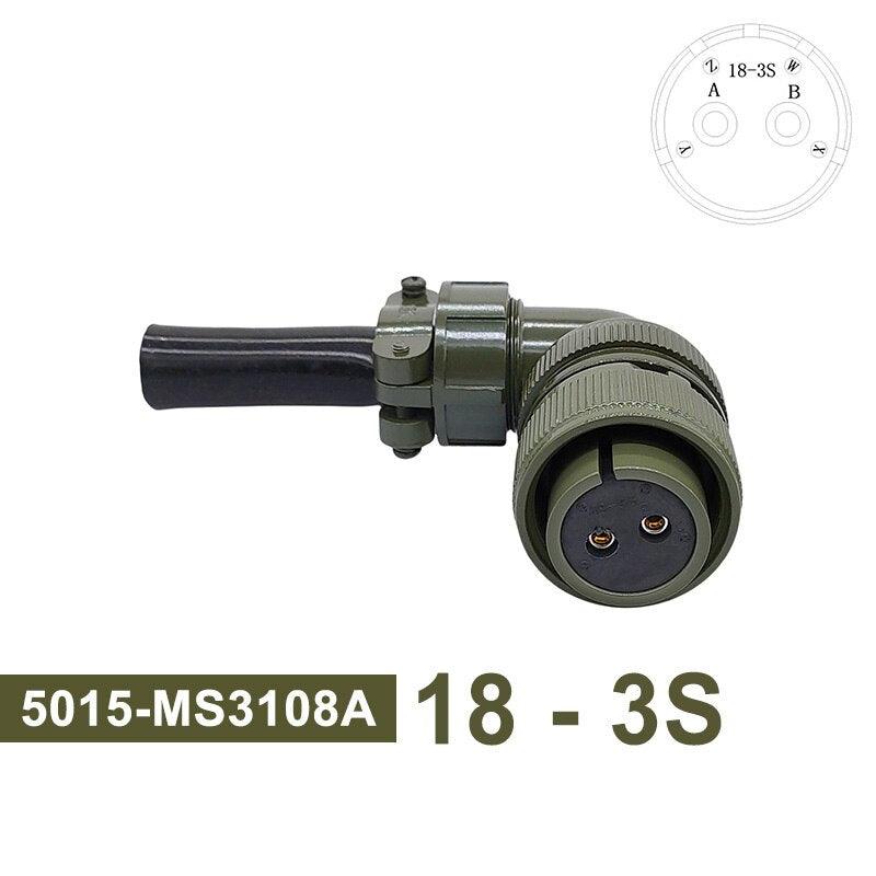 5015 MIL-C Plug Socket 18S-3 Circular Connector 18S-10 18S-11 Military Specification Connector MIL STD MS3102 MS3106 MS3108.