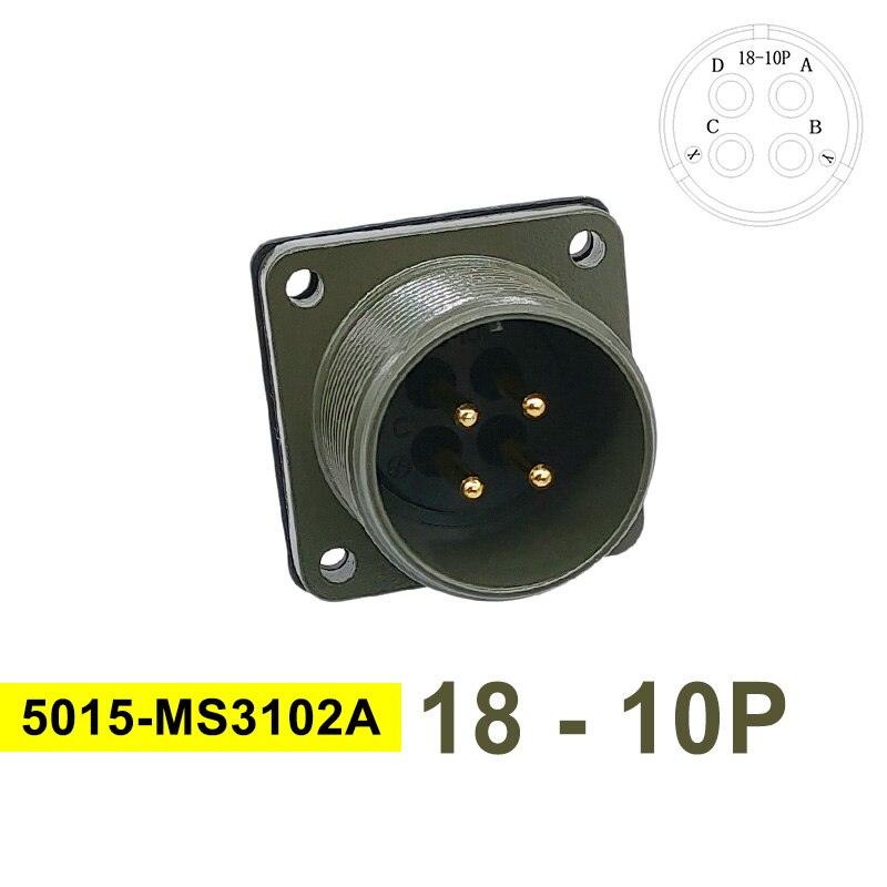 5015 MIL-C Plug Socket 18S-3 Circular Connector 18S-10 18S-11 Military Specification Connector MIL STD MS3102 MS3106 MS3108.