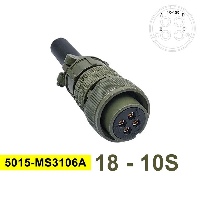 5015 MIL-C Plug Socket 18S-3 Circular Connector 18S-10 18S-11 Military Specification Connector MIL STD MS3102 MS3106 MS3108.