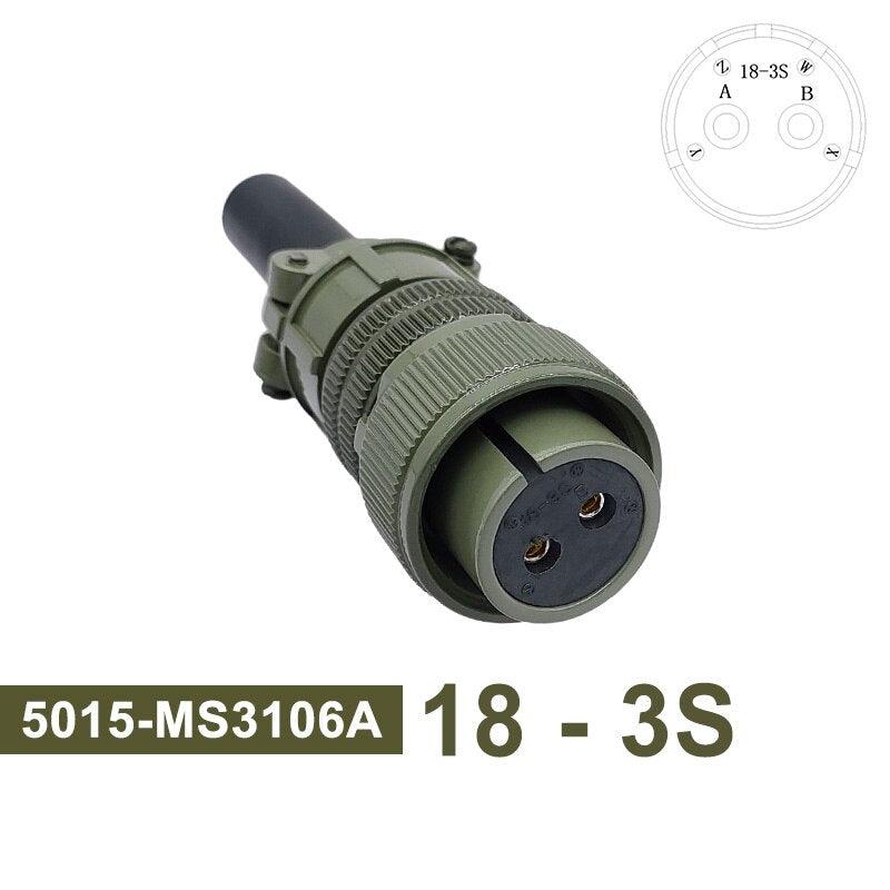 5015 MIL-C Plug Socket 18S-3 Circular Connector 18S-10 18S-11 Military Specification Connector MIL STD MS3102 MS3106 MS3108.