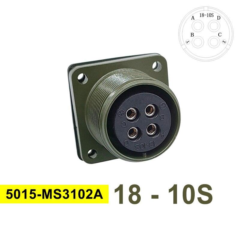 5015 MIL-C Plug Socket 18S-3 Circular Connector 18S-10 18S-11 Military Specification Connector MIL STD MS3102 MS3106 MS3108.