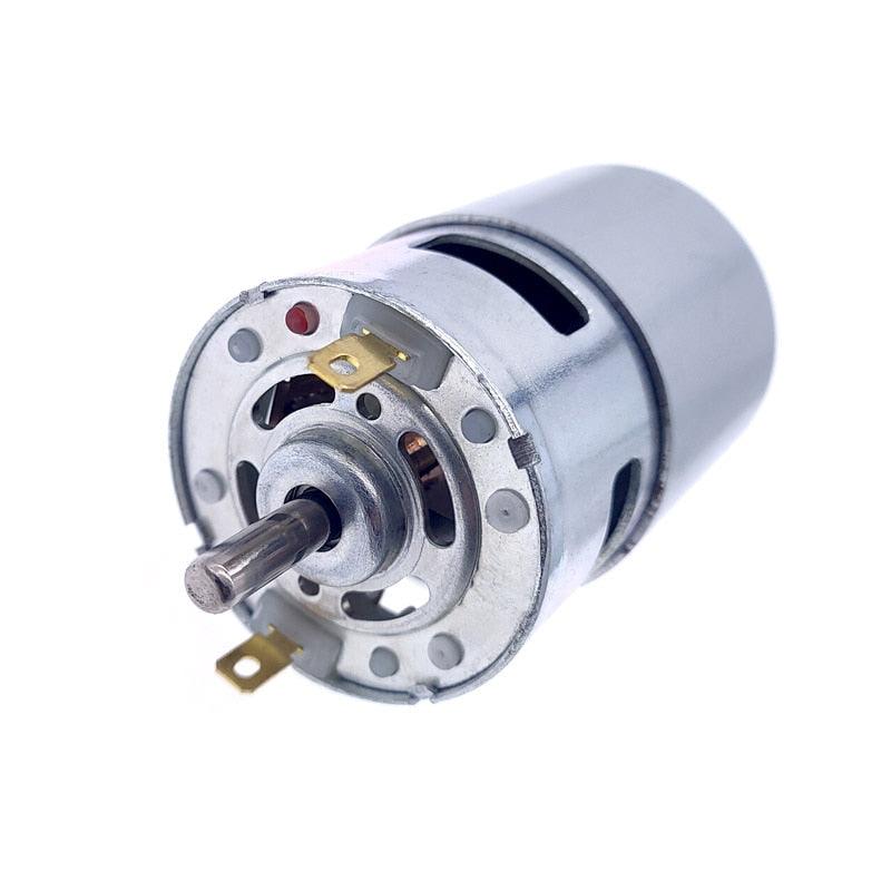 775 DC 12V-24V Double ball bearing Large Torque Double output shaft High Power Low Noise Hot Sale Electronic Component Motor.