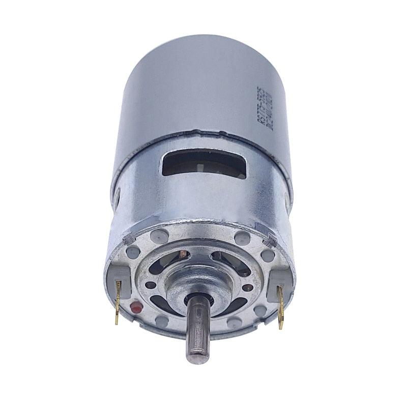 775 DC 12V-24V Double ball bearing Large Torque Double output shaft High Power Low Noise Hot Sale Electronic Component Motor.