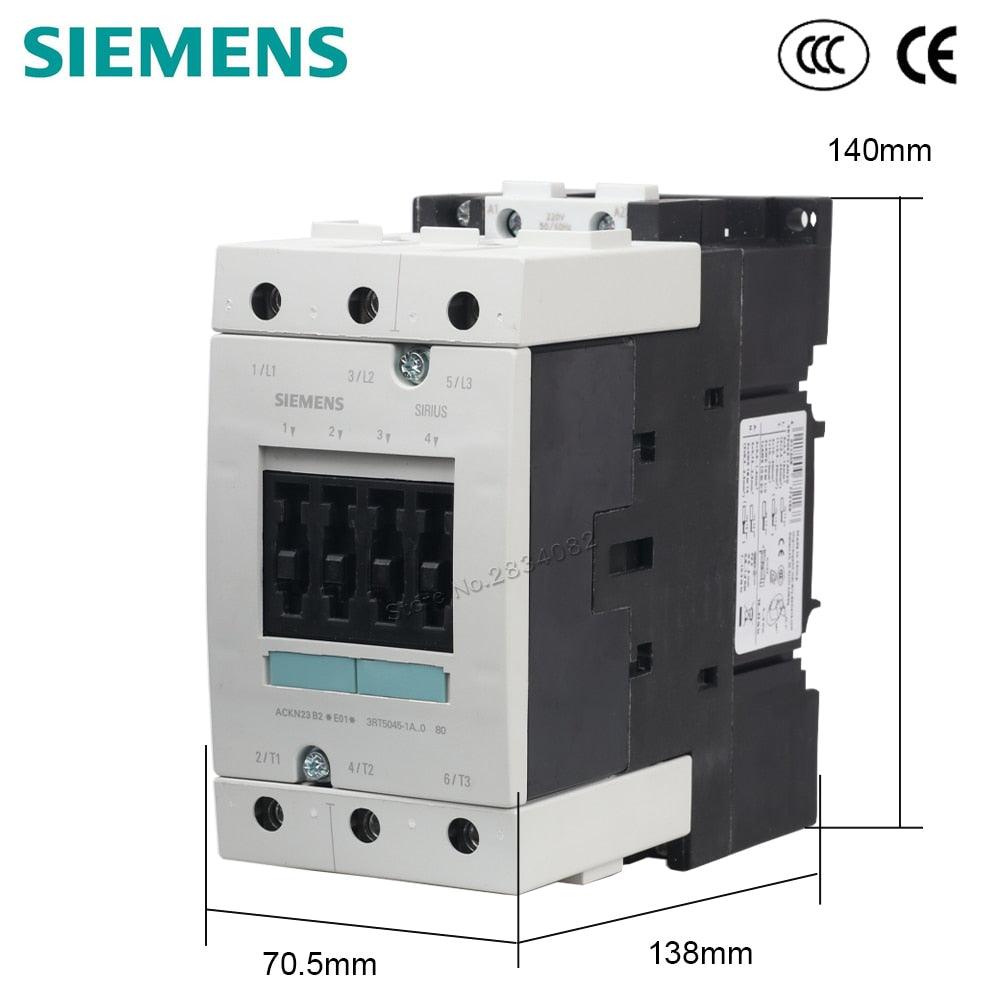 80A AC Contactor 220V 50/60Hz Coil Voltage AC 380V 3P 3NO Contactor 3RT5045-1AN20 SIEMENS.