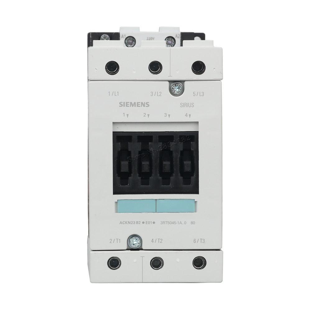 80A AC Contactor 220V 50/60Hz Coil Voltage AC 380V 3P 3NO Contactor 3RT5045-1AN20 SIEMENS.