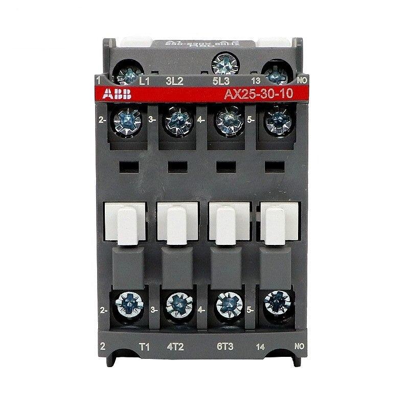 ABB- Contactors AX series| AX25-30-10 (1NO)   AX25-30-01 (1NC) optional.