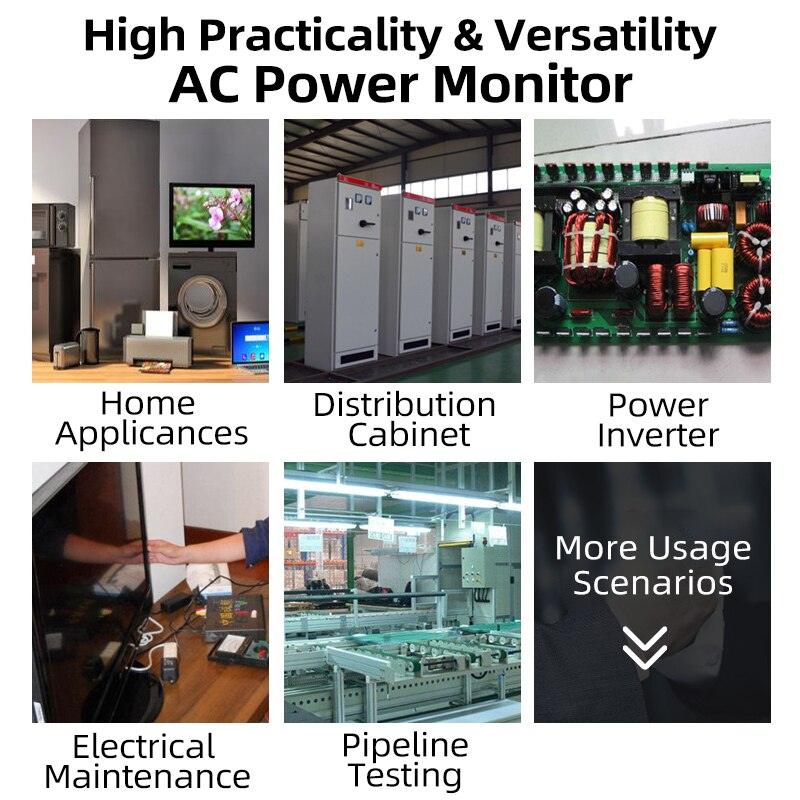 AC 20A/100A Digital Power Energy Voltmeter Ammeter current Amps Volt wattmeter 110-250V Power Monitor.