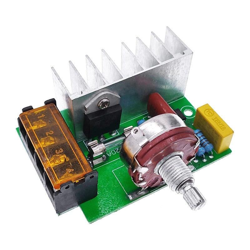 AC voltage regulator 220V motor speed controller PWM control SCR 4000W dimmers rectifier.4000w controllable voltage regulator