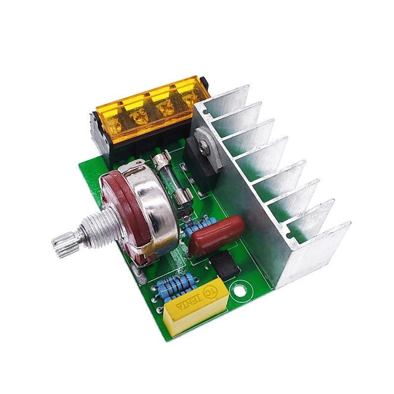 AC voltage regulator 220V motor speed controller PWM control SCR 4000W dimmers rectifier.4000w controllable voltage regulator