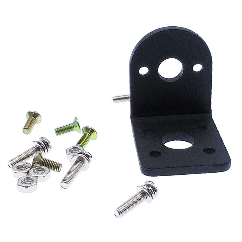 Aluminium alloy mounting bracket 25GB(GA) gear motor bracket with  matching screw.