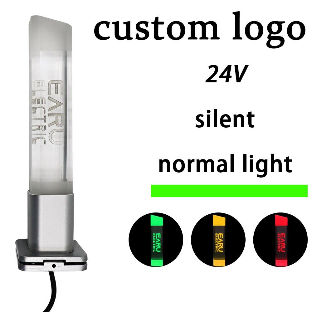 Aluminum Machine Safety Indicator Light Be With Buzzer LED Signal Light Three-color Tower Light Foldable 24V Customizable Logo.