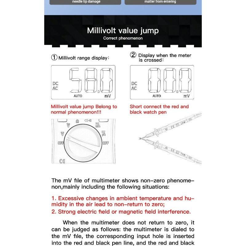 ANENG- Q1 Digital Multimeter 9999 Analog Tester| Multicolor Optional.