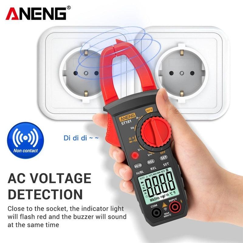 ANENG- ST181 Clamp Meter| DC/AC Current 4000 Counts  Ohm Test.