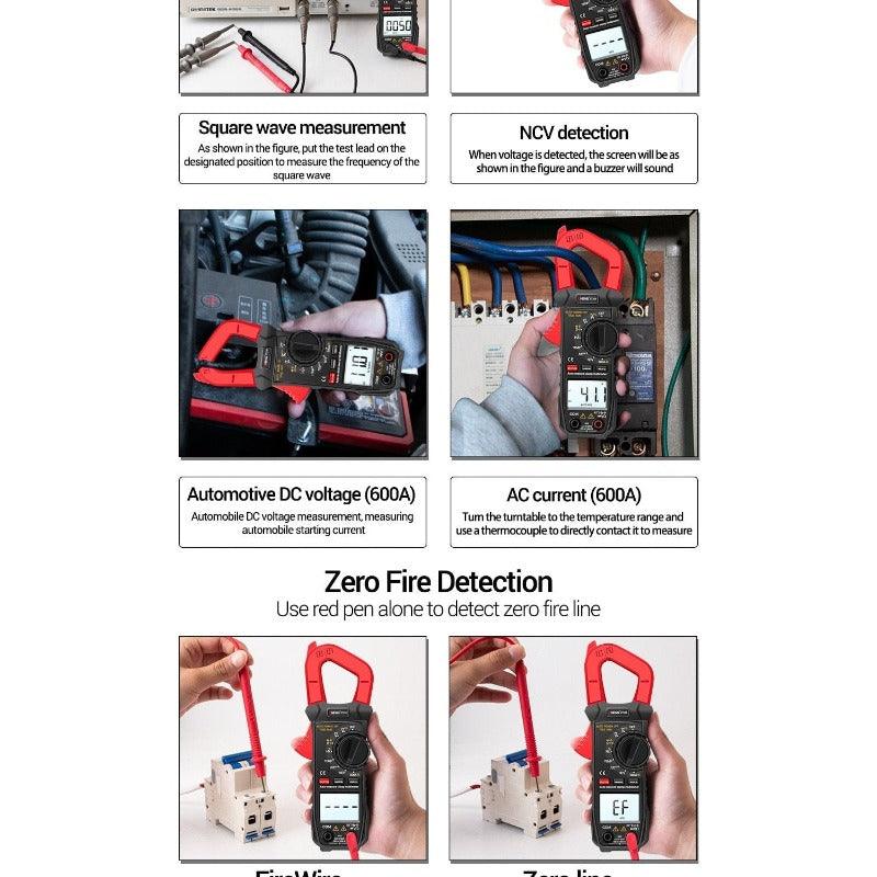 ANENG- ST209| 6000 counts True RMS Amp DC/AC Current Clamp tester Meters| voltmeter 400v Auto Range.