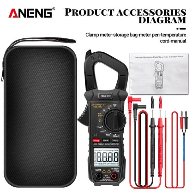 ANENG- ST209| 6000 counts True RMS Amp DC/AC Current Clamp tester Meters| voltmeter 400v Auto Range.st209