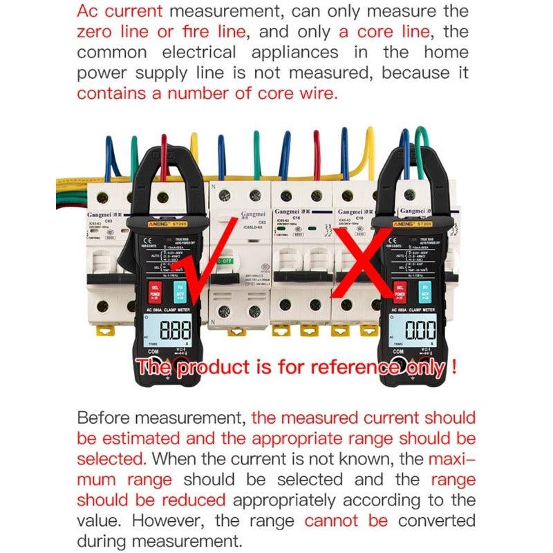 ANENG- ST209| 6000 counts True RMS Amp DC/AC Current Clamp tester Meters| voltmeter 400v Auto Range.