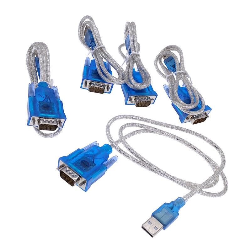 CH340 USB to RS232 Serial Port 9 Pin DB9 Cable Serial COM Port Adapter Convertor Support Windows 7.