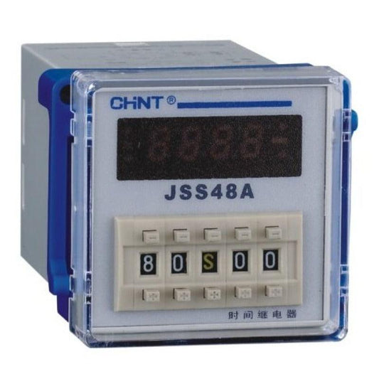 CHINT JSS48A-S  DH48S-S Digital Display Cycle Control Time Relay  220V 230V AC 50/ 24VDC.