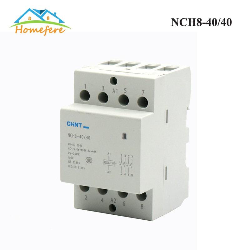 buy din rail contactor,chint nch8-63/40
