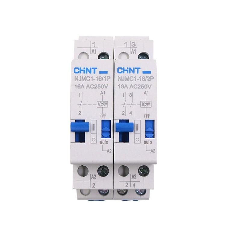 CHNT NJMC1-16/1P 2P DC24V AC220V 16A Pulse Relay Impulse Relay.