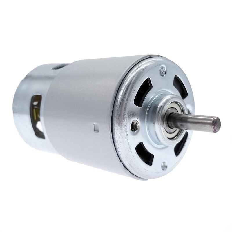 DC 12V Motor 775 24V double Ball Bearing 3000rpm4500rpm6000rpm8500rpm10000rpm  RS775 Large Torque Low Noise.