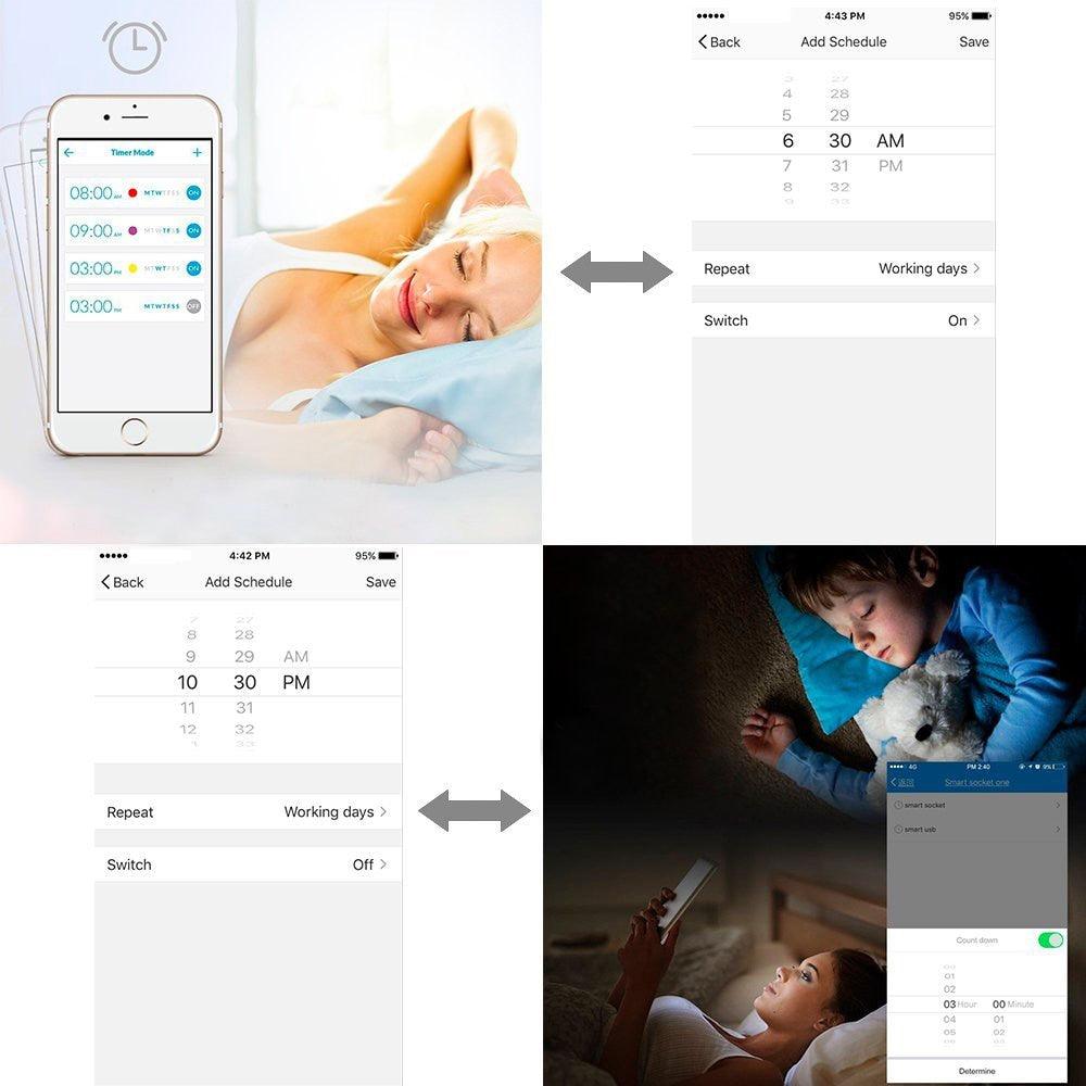 Dimmable 15W WiFi Smart Light Bulb B22 E27 LED RGB Lamp Work with Alexa/Google Home RGB+White Dimmable Timer Function Magic Bulb.