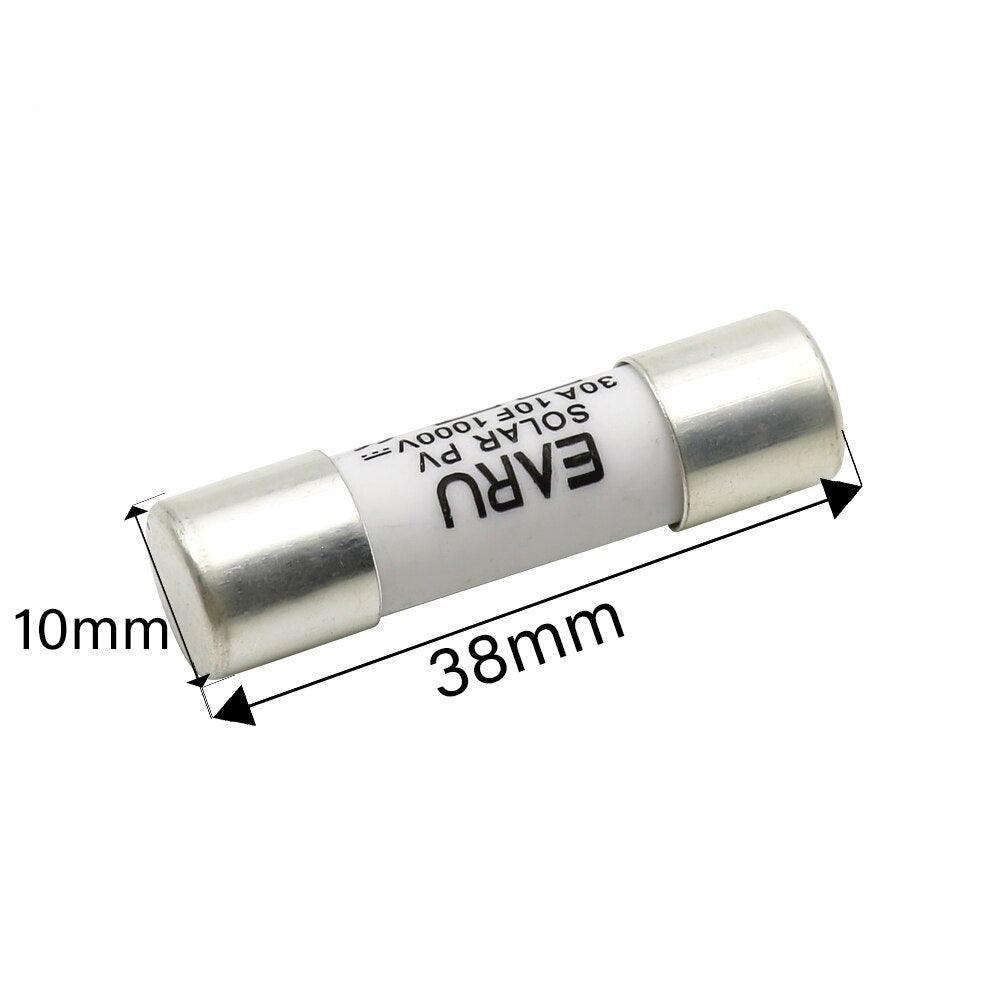 Din Rail Solar PV DC Fuse Holders with Indicator Light suitable for 10*38mm DC PV Fuse Link for Solar Photovoltaic System Pro.