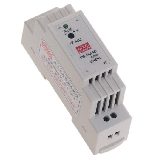 DR-15 15W Single Output 5V 12V 15V 24V Din Rail Switching Power Supply Electronics Din Rail Switching Type Industrial.