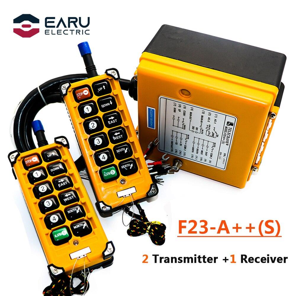 EARU- F23-A++ (S) /F23-BB S Industrial Wireless Remote Controller Switch Speed Hoist Industrial Crane Control Lift Crane.