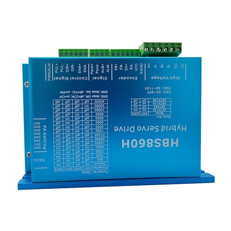 HBS860H HBS86H closed loop servo motor driver hybrid step servo drive with RS232 port.stepper motor driver