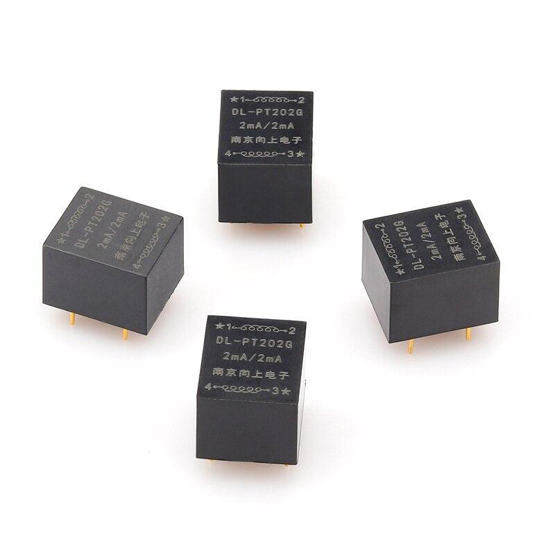 High Precision micro Miniature voltage transformer DL-PT202G 2mA/2mA pcb encapsulated mini ac potential transformer 220v 380v.