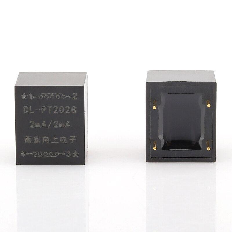 High Precision micro Miniature voltage transformer DL-PT202G 2mA/2mA pcb encapsulated mini ac potential transformer 220v 380v.