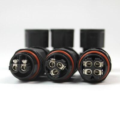 IP68 Waterproof Connector I-Type L20 2/3/4 Pin Electrical Terminal Adapter Wire Connector.