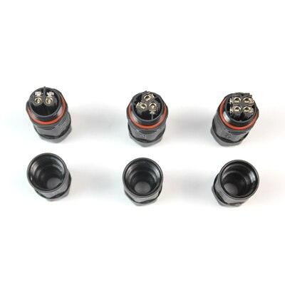 IP68 Waterproof Connector I-Type L20 2/3/4 Pin Electrical Terminal Adapter Wire Connector.