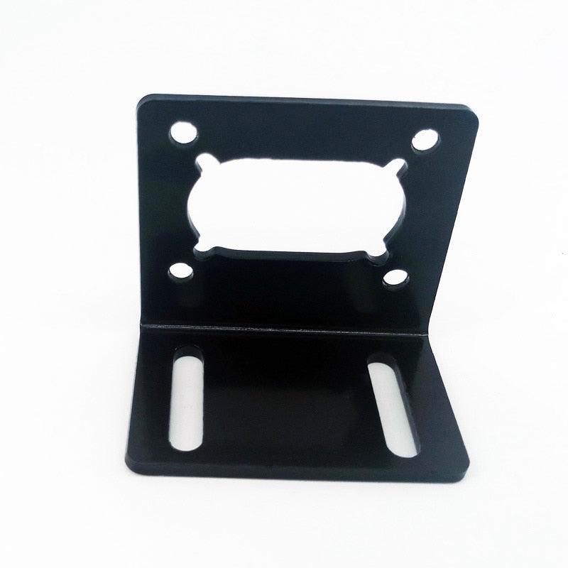 JGY370 Worm motor bracket L Shaped Mounting Metal base Holder for worm gear motor with screw.