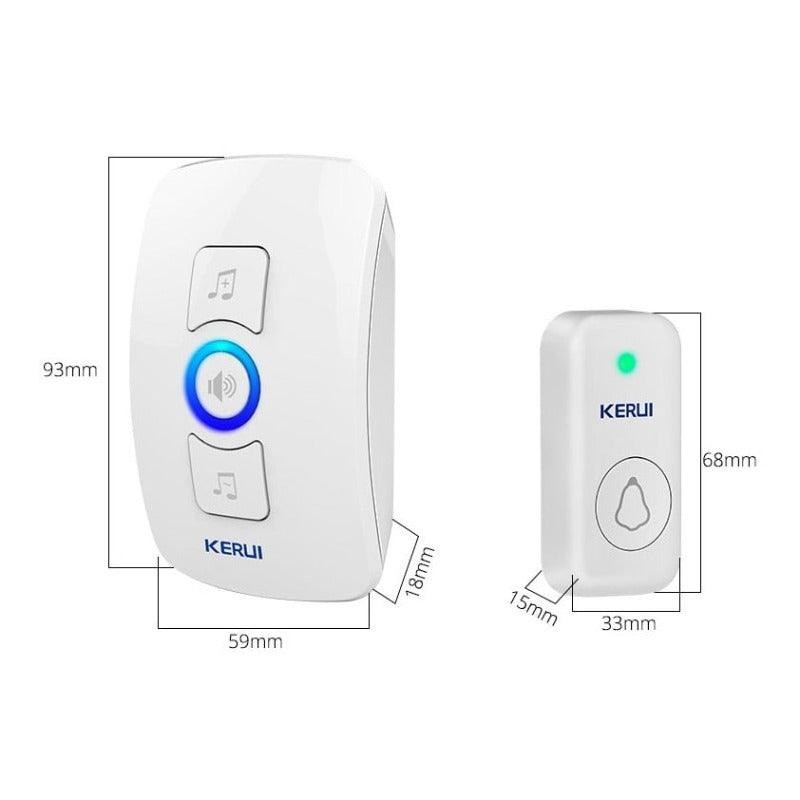 KERUI- M525 Outdoor Wireless Waterproof  Doorbell | US/EU/UK Plug Optional.