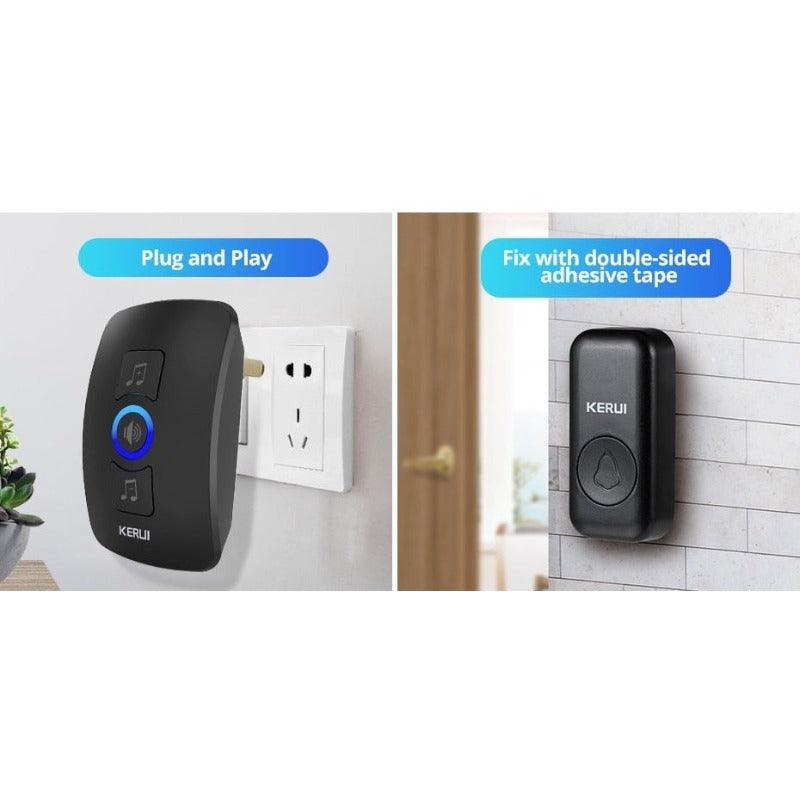 KERUI- M525 Outdoor Wireless Waterproof  Doorbell | US/EU/UK Plug Optional.
