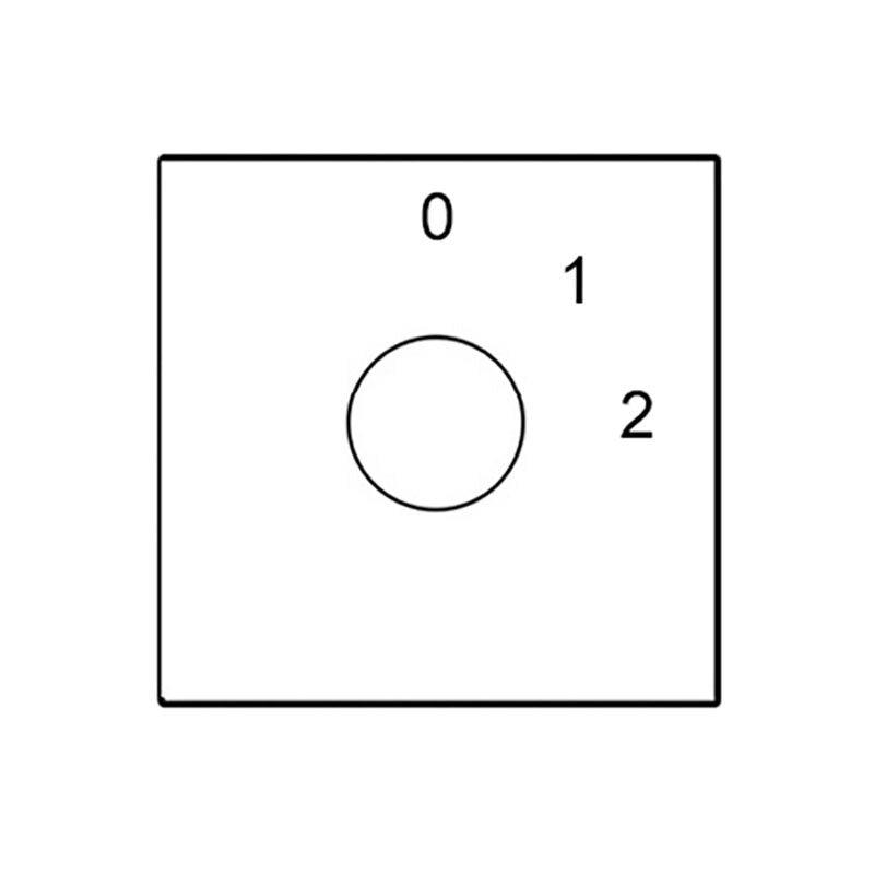 LW28-20 LW26-20 LW28 LW26 Series Electric 2/3/4 Position 8 Terminals Rotary Cam Changeover Switch With Screws 660V 20A Customize.
