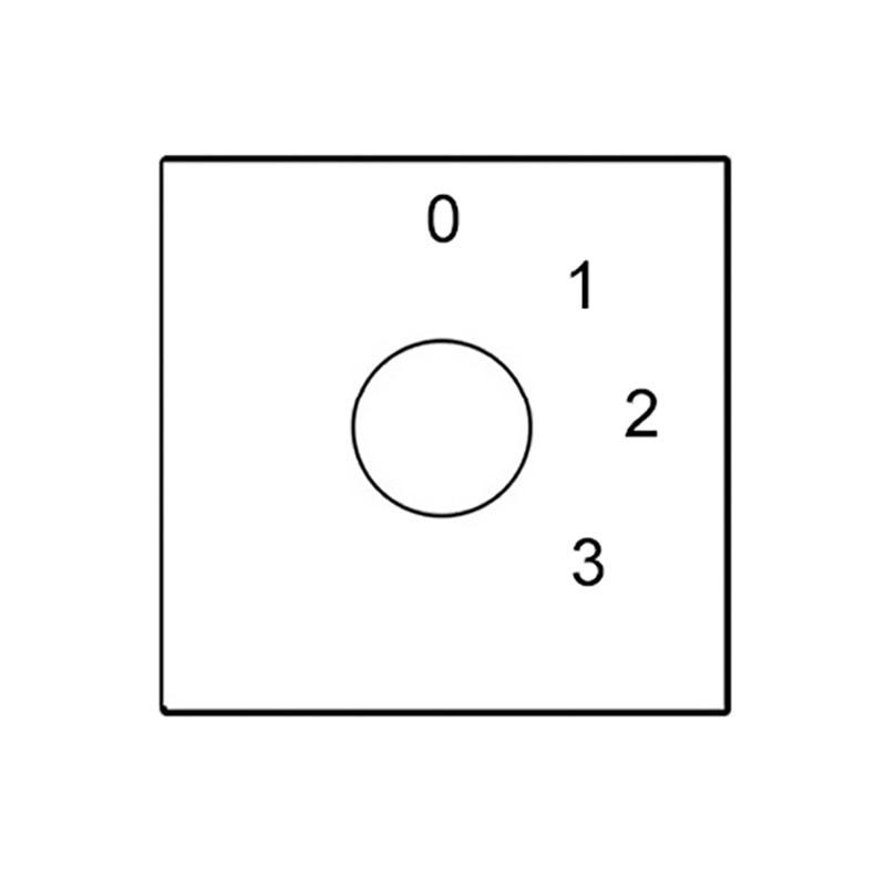 LW28-20 LW26-20 LW28 LW26 Series Electric 2/3/4 Position 8 Terminals Rotary Cam Changeover Switch With Screws 660V 20A Customize.