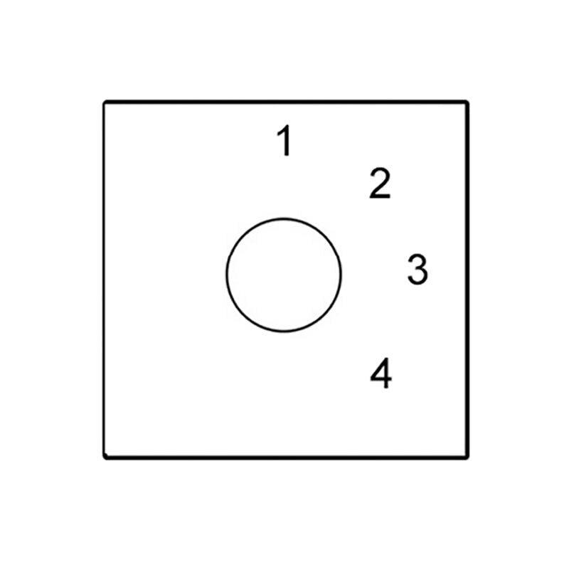 LW28-20 LW26-20 LW28 LW26 Series Electric 2/3/4 Position 8 Terminals Rotary Cam Changeover Switch With Screws 660V 20A Customize.