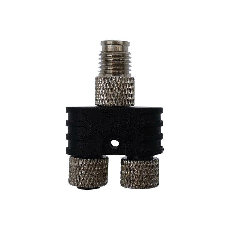 M8 Y-branch 3-way Sensor connector male to female pipe conversion plug 3pin 4pin waterproof connectors.